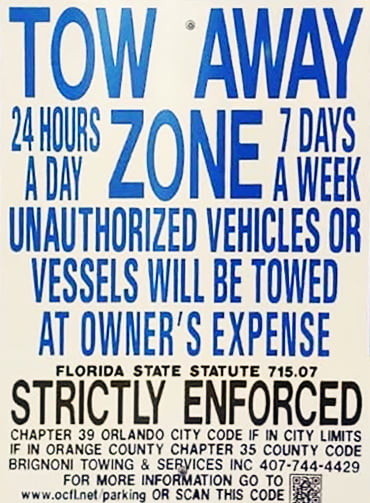Parking Sign Parking Sign